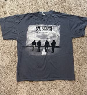 3 Doors Down Tour 2014 T-Shirt Men's Size XL Short Sleeve